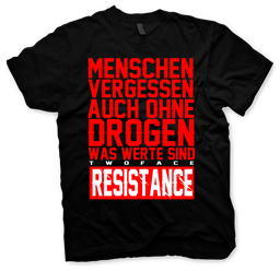 Bild von Two Face Resistance "Menschen vergessen" Shirt