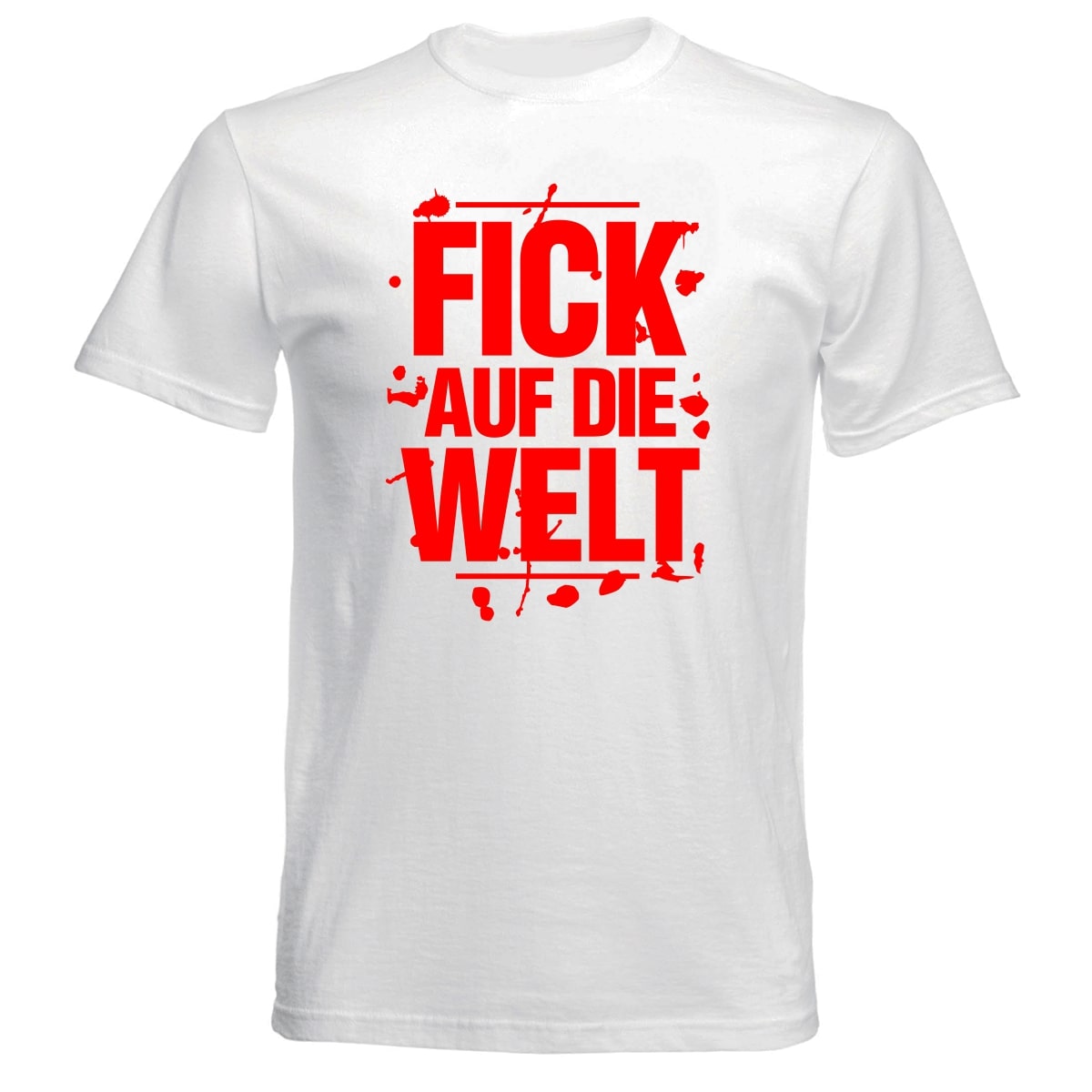 Bild von FICK AUF DIE WELT - SHIRT (weiß)